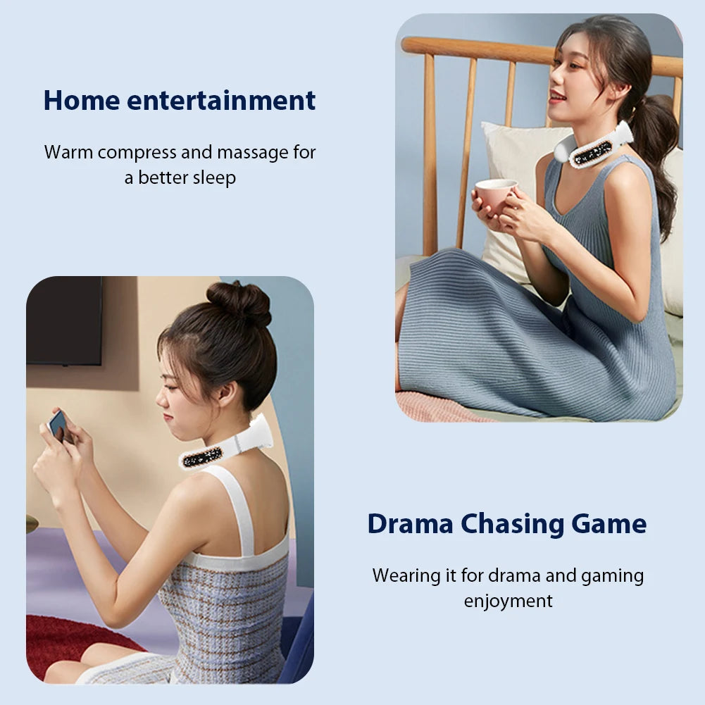 Cervical Neck Massager with 15 Gears & 6 Modes